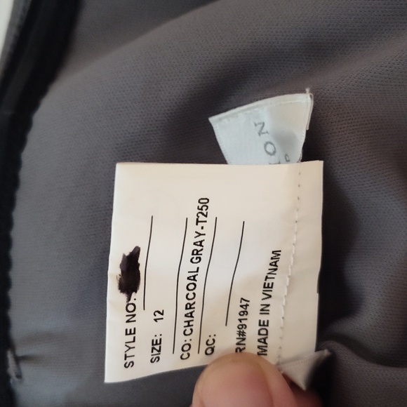 Dessy Collection Vivian Diamond 12 Grey Formal Maxi Dress Strapless Ruched Bust - Picture 7 of 10